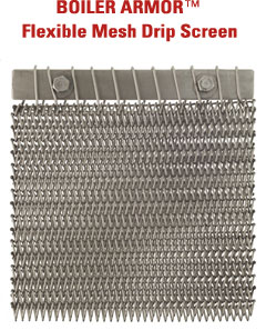 Boiler Armor Flexible Mesh Drip Screen image by American Energy Products Inc
