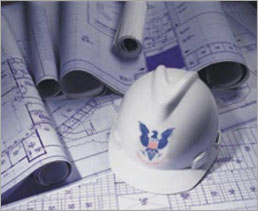 United Engineering Services American Engineering Products Hard Hat and Plans